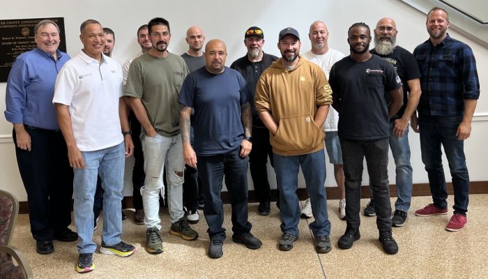 Twelve men from around the US and Canada recently completed the Level II Infraspection Institute Certified Infrared Thermographer training course